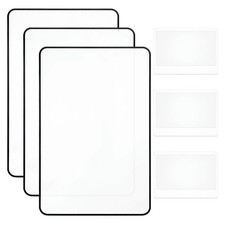 6 Pcs Page Magnifying Sheet 3X Lightweight Optical Plastic Glass, Clear
