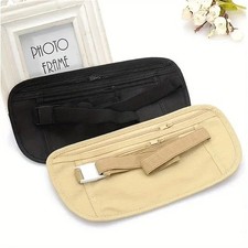 Money Belt Travel Hidden Secret Discreet Bum Bag Waist Wallet Pouch Unisex