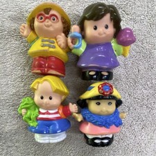 Fisher-Price Little People Figures Set of 4 Various Characters Q309WW
