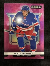 2024-25 Upper Deck Synergy Hockey Matt Rempe #IM-77 Impressions Magenta /599