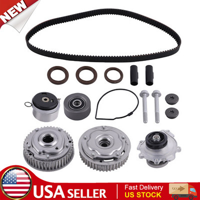 Timing Belt Kit + Water Pump + VVT Gears for Chevy Aveo Sonic Cruze 1.6L 1.8L