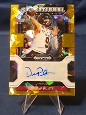 2023 Panini Chronicles Draft 2022 Prizm Drew Plitt Sensational Gold Ice Auto R.C