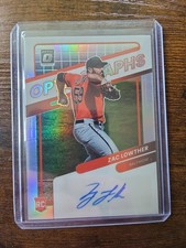 2022 Panini Donruss Optic - Optigraphs Zac Lowther #OG-ZL Holo Prizm (AU, RC)