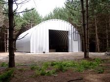 20x34x14 DuroSPAN Steel Clear Span Straight Wall Arch S-Building Factory DiRECT