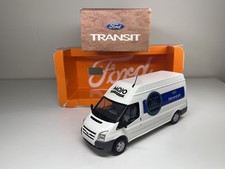 Minichamps 1:43 Ford Transit Mk7 White Model Van Car Rare (Ideal Code 3 Police)