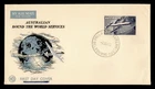 DR WHO 1958 AUSTRALIA FDC FIRST FLIGHT ROUND THE WORLD QANTAS WSC CACHET M80982