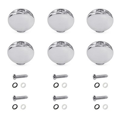 MAXCHEER 6PCS Metal Big Square Shape Guitar Tuning Peg Tuners Machine Head Re...