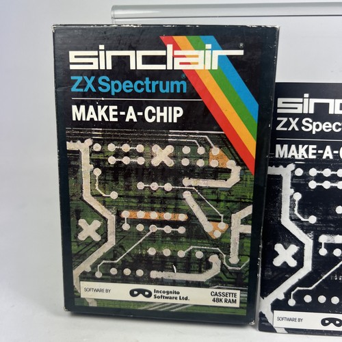 Retro Sinclair ZX Spectrum Make-A-Chip Computer Schaltungsdesign Vintage Kassette  - Bild 3 von 10