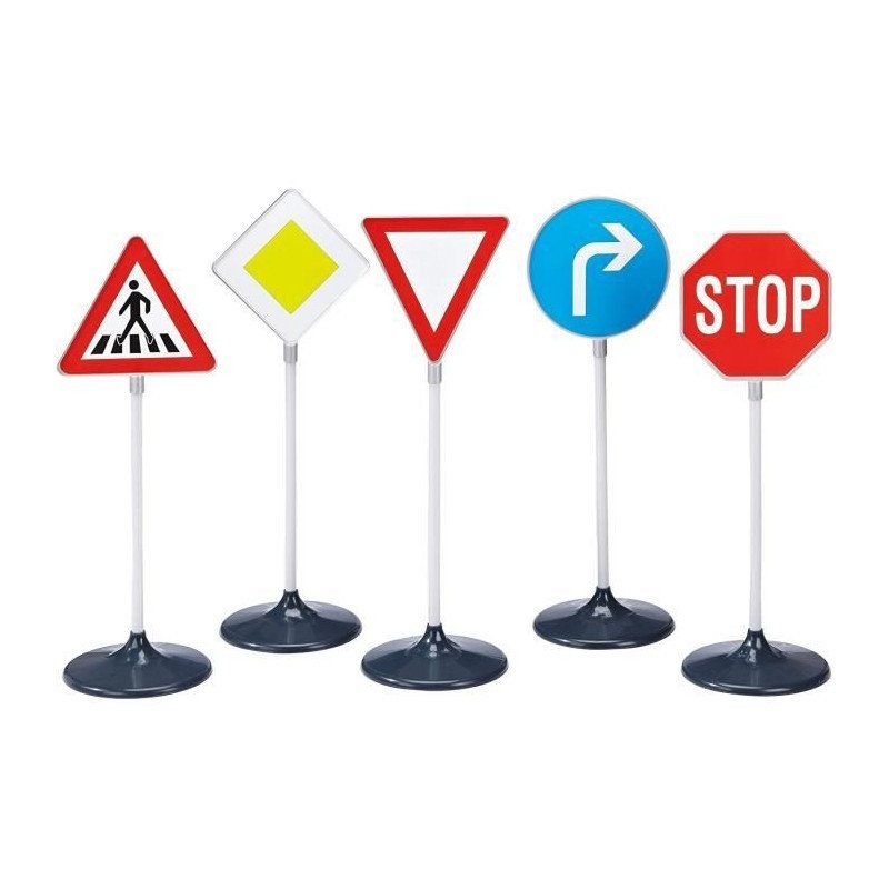 Panneaux de signalisation routière lestables pour sécuriser les jeux de karting extérieurs
