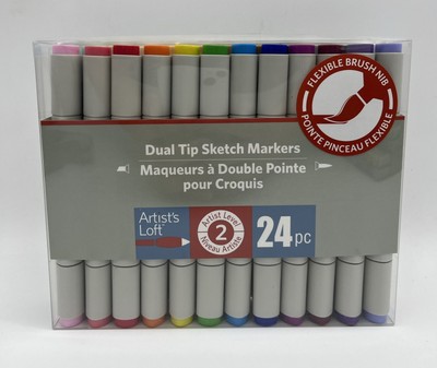 Artist's Loft 24pc Dual-Tip Sketch Markers NEW