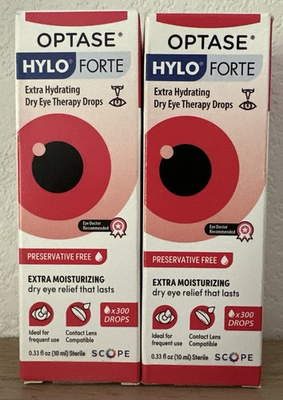#ad #ad OPTASE Hylo Forte Dry Eye Drops Extra Hydrating 10 ml Pack of 2 Exp 05 2028 $29.99