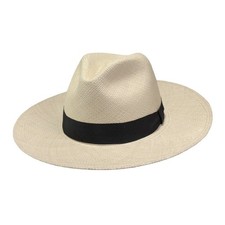 Genuine Panama Hat Wide Brim Fedora Toquilla Straw Made in Ecuador GPH