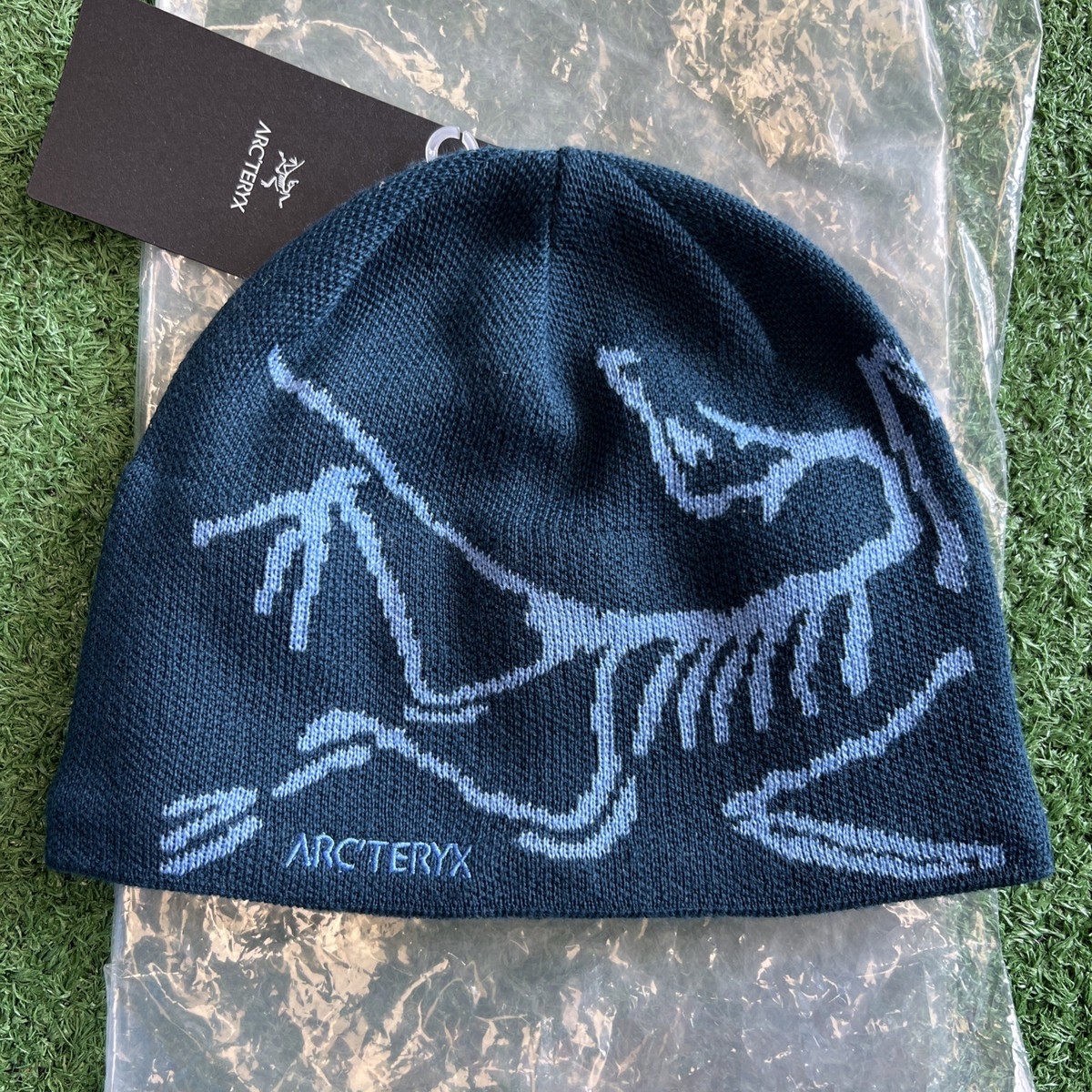 New Arcteryx Bird Head Toque Beanie Nightscape Glacial One Size