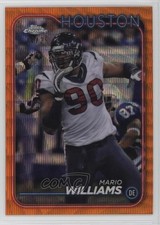 2024 Topps Chrome Orange Wave Refractor 14/25 Mario Williams #84 1d0h