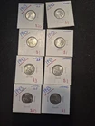 8 Immaculate 1943 Steel Lincoln Wheat Pennies. UNCIRCULATED++