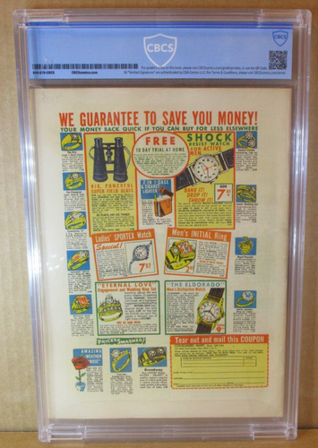 Real Clue Crime Stories V6 #4 CBCS 7.0✔ NONE CGC GRADED! 1951 Bums vs Mobster VF - Picture 6 of 8