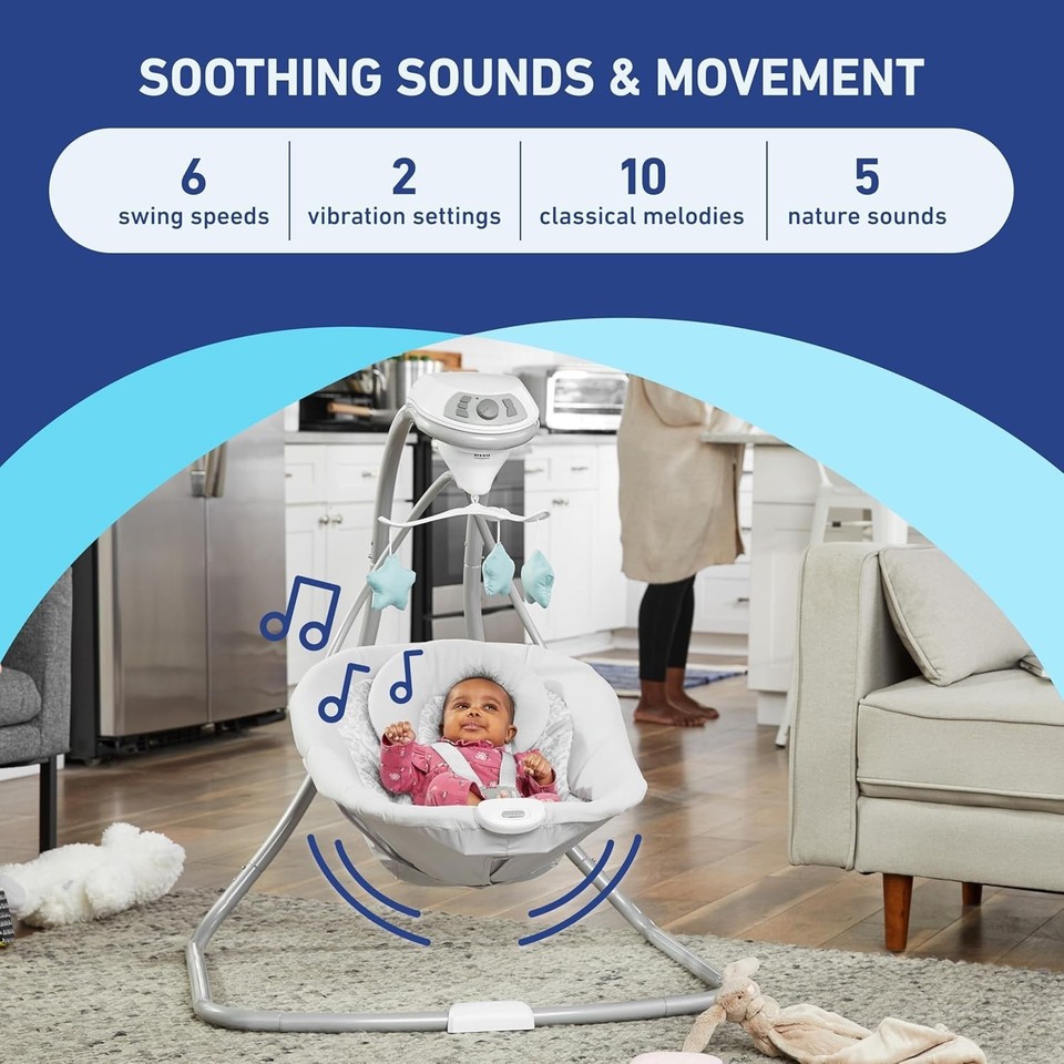 Graco Simple Sway Baby Swing | Électrotechnique Graco Simple Sway Baby Swing | Électrotechnique