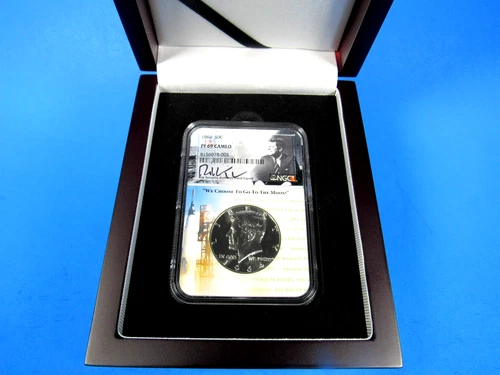 1964 P,  First Year of Issue,  Silver Kennedy  Half Dollar  NGC  Pf 69 Cameo