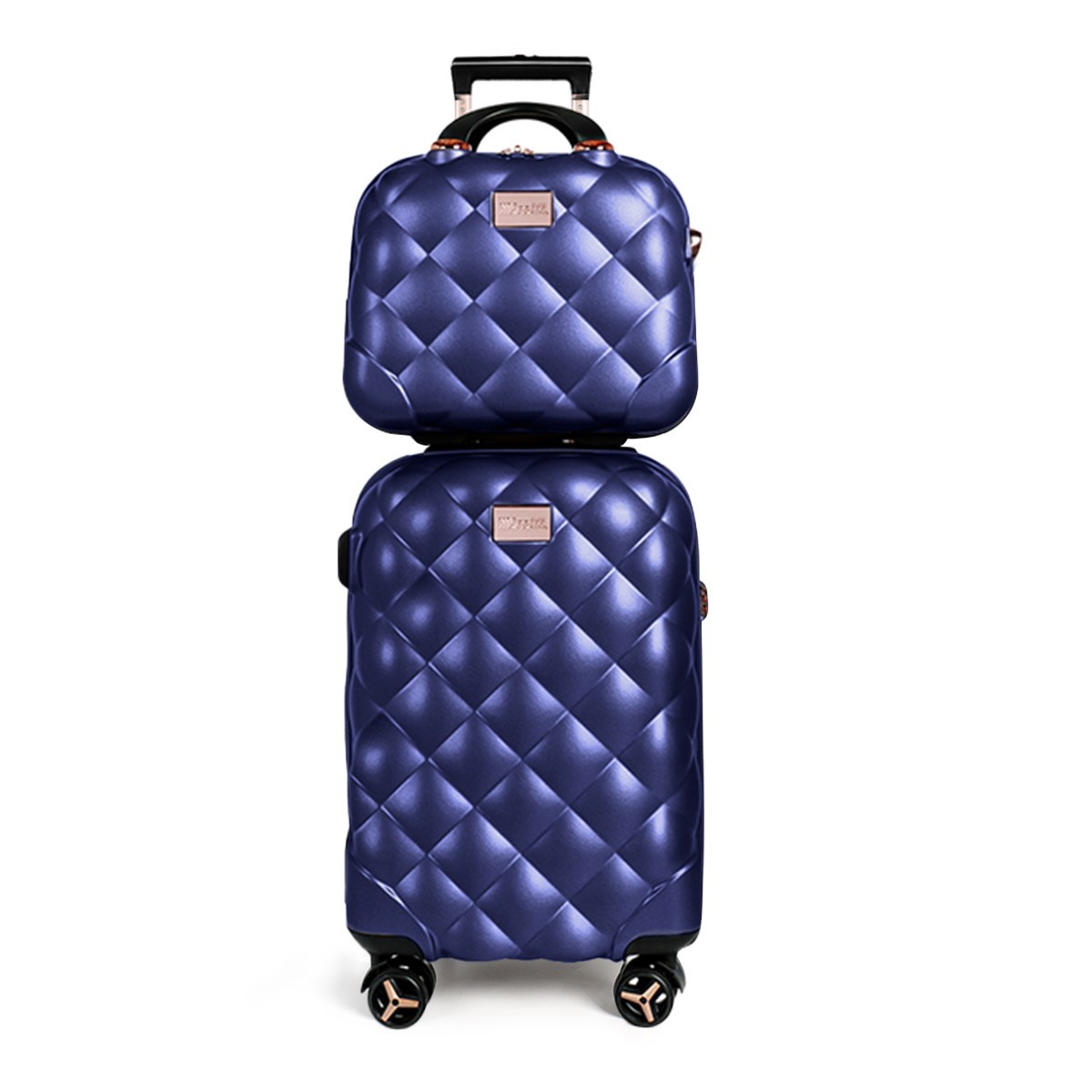 Sets 2/4pcs Pp Hard Shell Lightweight Expandable Suitcase Set Tsa Lock