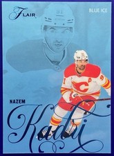2025-26 Upper Deck Flair Nazem Kadri Veterans Blue Ice /49 #14 Flames