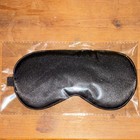 Black Satin Single Sleep Mask — photo 2