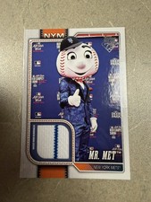2026 Topps Celebration Series 1 Mr. Met Mascot Relic #MAS-MRM - 2 Color Patch SP