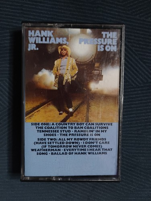 #ad #ad HANK WILLIAMS JR. 1981 THE PRESSURE IS ON Cassette Tape Hard To Find $9.00