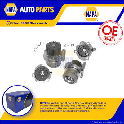 Water Pump fits MITSUBISHI Coolant NAPA MN980134 MN980266 MN980447 Quality New