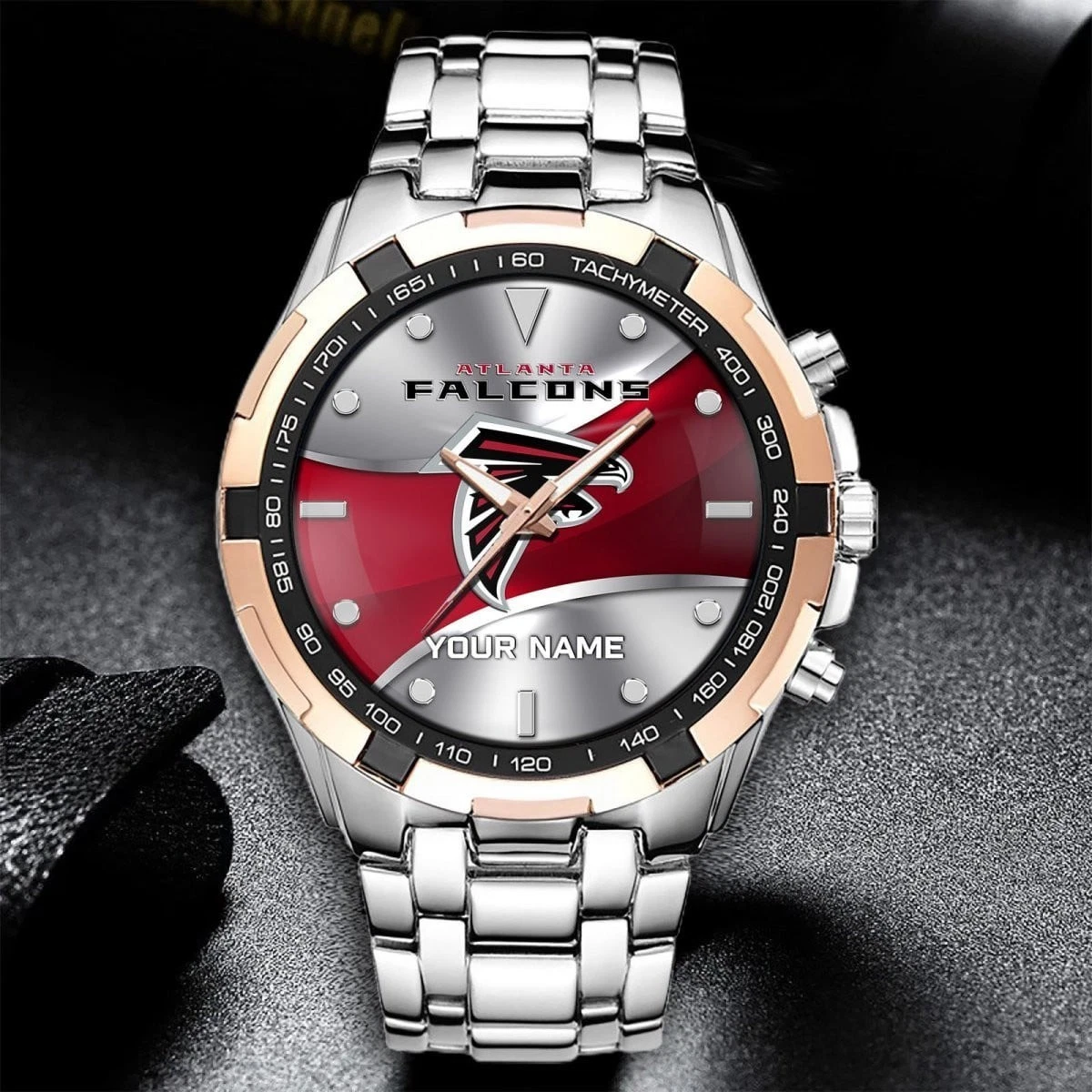 Personalized Atlanta Football Falconss Team Alloy Men Quartz Watch Gift For Him