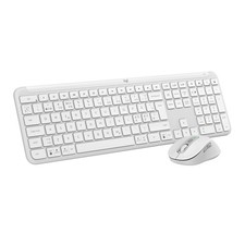 Logitech MK950 Signature Slim Wireless Keyboard en Muis Combo -Wit, Pan Nordic Q