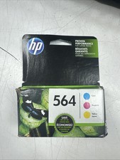 HP 564 Tri-Color Ink Cartridge 3 Pack Cyan Magenta Yellow06/22