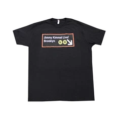 Jimmy Kimmel Live! Subway Black Tee Shirt Adult Unisex