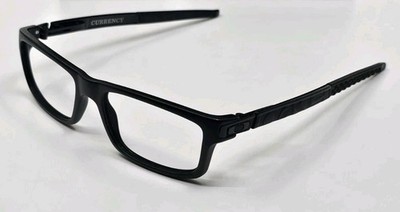 NEW Oakley Currency OX8026-0154 Satin Black Eyeglasses Frames 54-17-133mm NWT