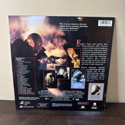 Wes Craven’s New Nightmare Laserdisc 1995 - Picture 2 of 13