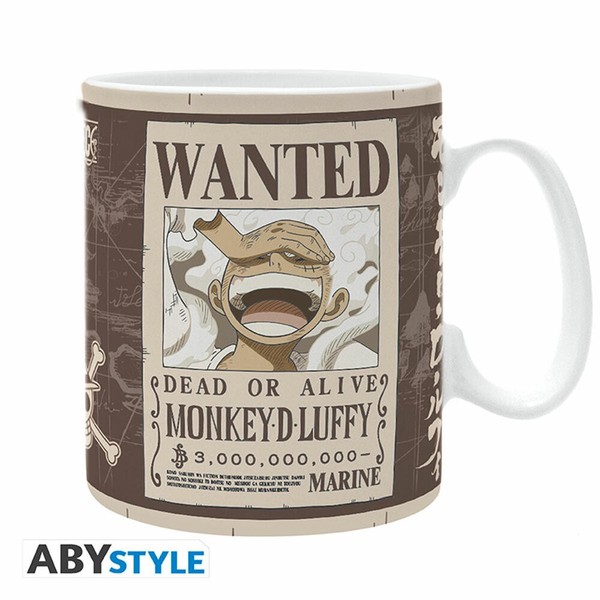 Abystyle Becher One Piece - Luffy Wanted, Keramik, 460 Ml, ABYMUGA581-image