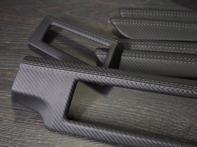 BMW LHD E60 E61 CCC PRE LCI CARBON LEATHER Interior Trim Set Kit