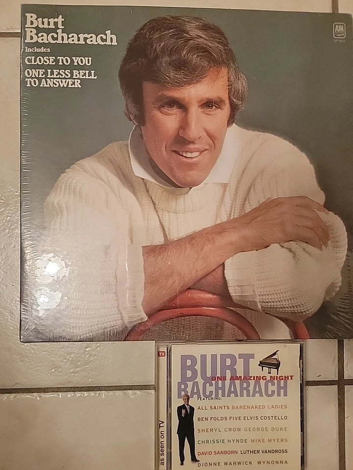 Burt Bacharach Self Titled Vinyl LP Both Sealed Both Original w/Bonus CD 2 Avail - Image 2 of 4
