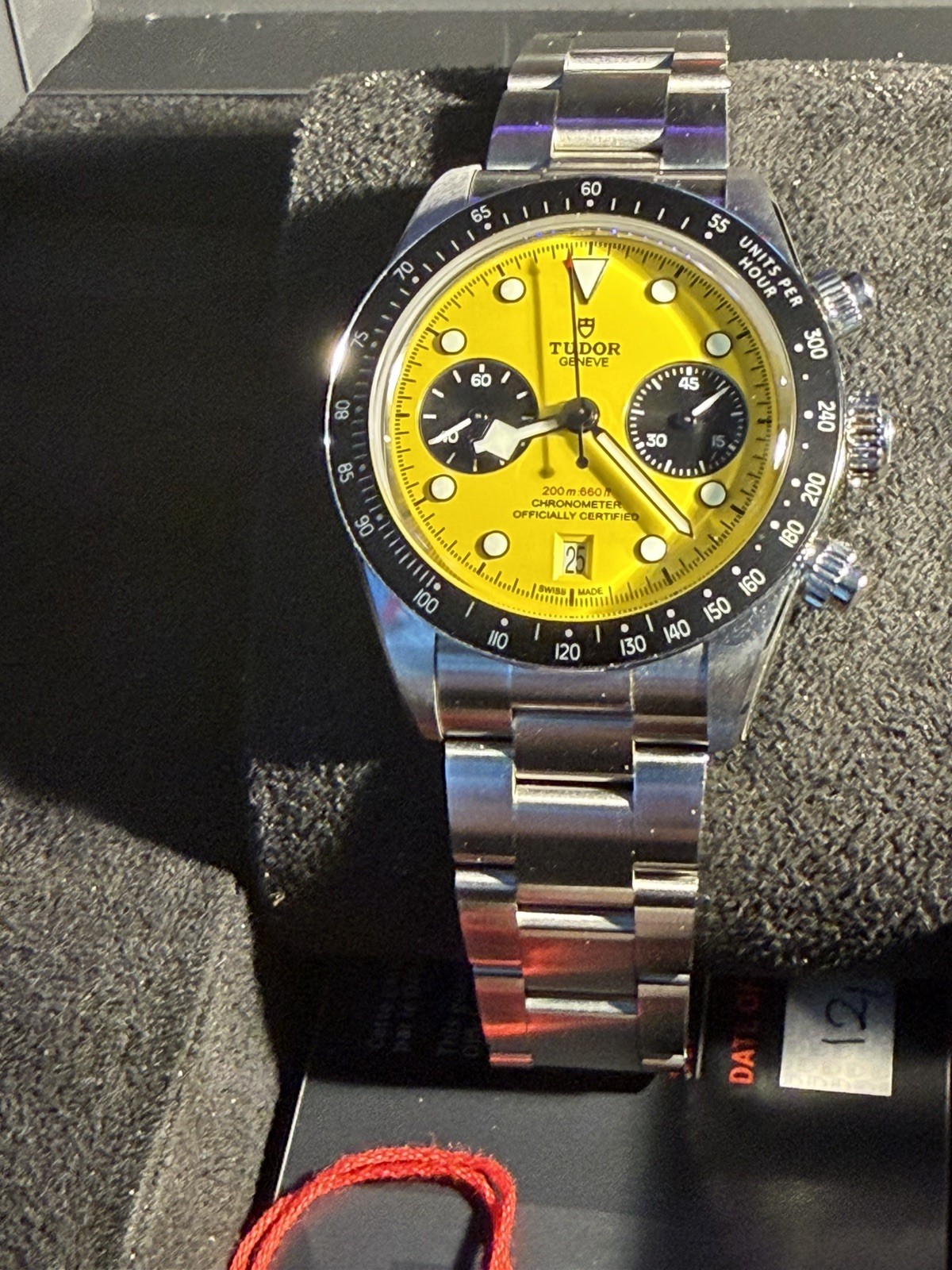 TUDOR BLACK BAY CHRONO Bumblebee Stickered