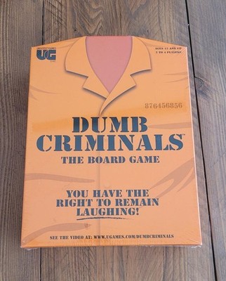 Dumb Criminals Brettspiel Brandneu & Versiegelt von University Games
