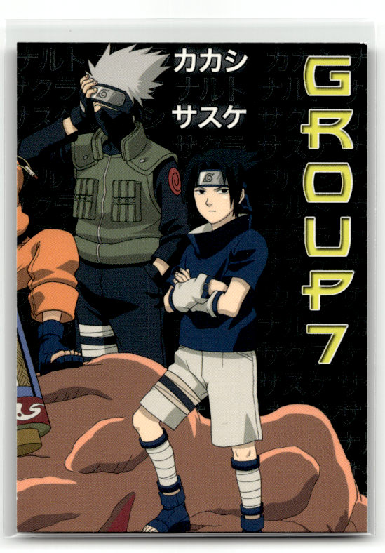 NARUTO カード SASUKE & KAKASHI Naruto Group 7 Kakashi Sasuke 2002 Panini 3 | eBay