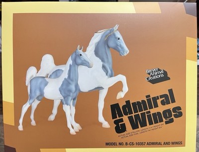 Breyer #10357 Admiral & Wings Five Gaiter Saddlebred Weanling Vintage Club NIB