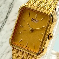 SEIKO Battery Watch Women 7321-5810 Gold