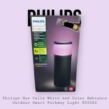 Philips Hue Calla White and Color Ambiance Outdoor Smart Pathway Light 802082