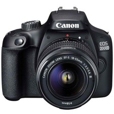 Canon EOS 2000D / Rebel T7 24.1MP CMOS 1080p DSLR Camera  EF-S 18-55mm Lens