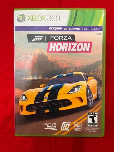 Forza Horizon Microsoft Xbox 360 Racing Kinect Compatible, 2012, Complete