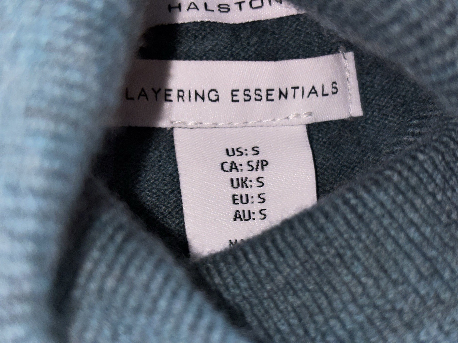 Halston Layering Essentials Green Turtleneck fine… - image 4