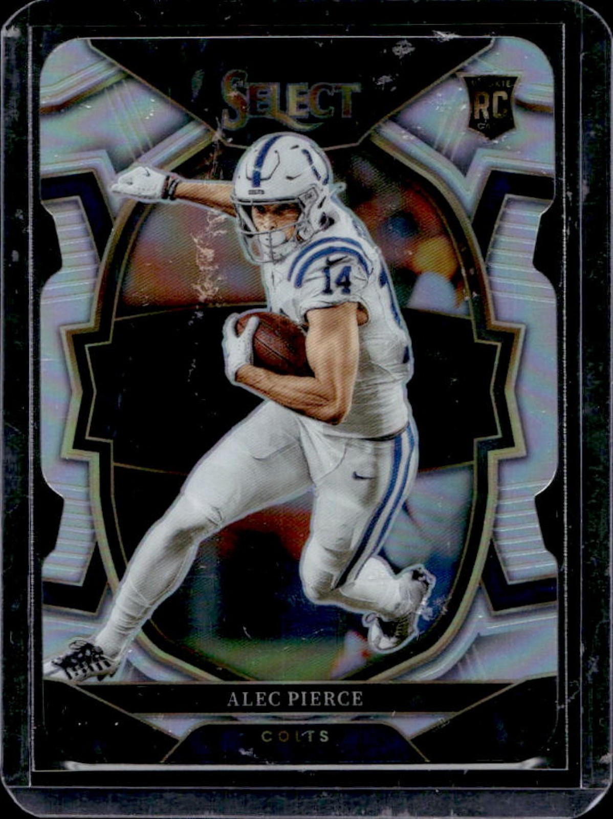 2022 Panini Select Alec Pierce RC Silver Prizm Die Cut Concourse #45 Colts