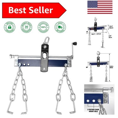 Steel Engine Leveler with 14'' Chains - 3/4 Ton Capacity for Workshop Efficiency
