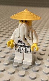 LEGO Ninjago Minifigure NJO064 Wu Sensei - Pearl Gold Hat - 9450 70505