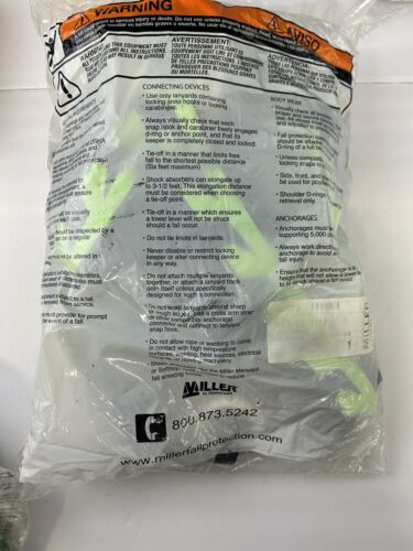 Miller AirCore Aluminium Hardware grün Kabelbaum mit vorderen und seitlichen D-Ringen - Bild 3 von 5